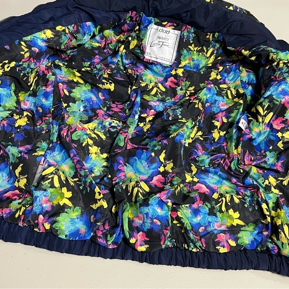 LORNA JANE Hooded Women's Blue Quilted Jacket - Picture 9 of 15